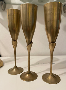 Copa de Vino Plateada de Diseño Griego, Copa de Latón Premium para Decoración de Mesa de Comedor de Lujo, Copas para Bar - Product Image 6