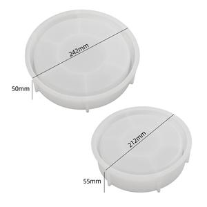 Candle Cup Storage Bowl Storage Tray Candle Container Gypsum Cement <b>Resin</b> Candle <b>Silicone</b> Mold - Product Image 5