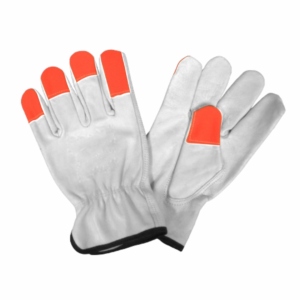 Best Performance Heavy-Duty Heat-Resistant Hi Vis Cowhide Grain Leather <b>Gloves</b> Driver Construction Garden Safety - Product Image 6