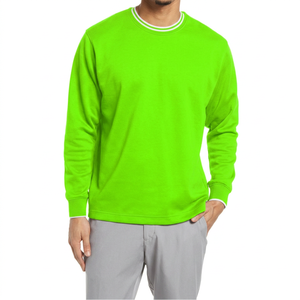 Suéter Casual de Punto para Hombre, Cuello Redondo, Color Morado, Corte Regular, Manga Larga - Product Image 5