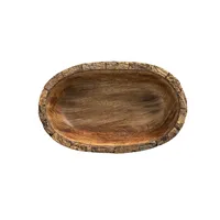 Bol en bois d'acacia naturel fait à la main avec un design moderne et luxueux, écologique et compatible lave-vaisselle, pour servir des aliments et des collations