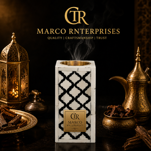 Premium Wooden Mubkhara Incense Burner for Bakhoor and <b>Oud</b> Eco-Friendly Religious Ramadan Home Accent - Product Image 1