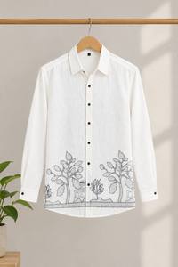 Camisa de Lino de Manga Larga para Hombre |   Elegante y Casual, Edición Premium, Secado Rápido y Sin Arrugas, Corte Regular - Product Image 3