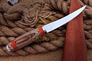 Handmade <b>Boning</b> Fillet <b>Knife</b> Stainless Steel Blade Ergonomic Wood <b>Handle</b> Butcher <b>Knife</b> - Product Image 3