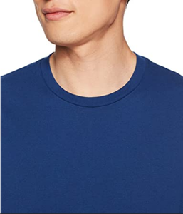 สินค้านี้มีจำหน่ายบน Alibaba.com เป็นเสื้อยืดคอกลมสีน้ำเงินเรียบง่าย มีจำหน่ายโดยผู้ค้าส่งหลายราย - Product Image 2