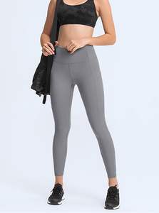 Legging de sport taille haute pour femme, effet gainant, avec poches intérieures, contrôle du ventre, brillant, style disco, pour yoga et sport - Product Image 6