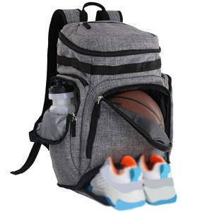 Sac à dos de basketball, sac à dos de sport quotidien, bretelles confortables, design spacieux, léger, polyester écologique, fermeture éclair - Product Image 1