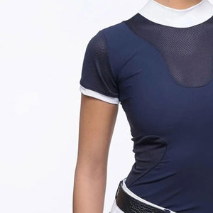 Camisetas de equitación deportivas para exteriores con control avanzado de la humedad y ajuste elástico para entrenamiento de equitación profesional - Product Image 6