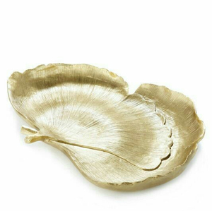 Atractivo Plato de Servir de Latón de Diseño Moderno, Ecológico, Personalizable y de Primera Calidad para Decoración del Hogar y Bodas - Product Image 6