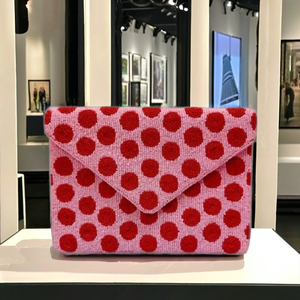 Elegante diseño de semillas, botón magnético personalizado, bolso de noche con solapa, opción de solapa de moda clásica con cuentas a mano para varias ocasiones - Product Image 5