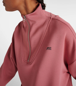 Sweat-shirt Athleisure Demi-Zip Oversize de Luxe pour Femme – Vente en Gros – Pulls et Hoodies pour Femme - Product Image 1