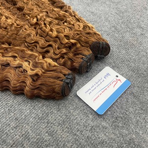 Cabello Humano Rizado Birmano Marrón Vaporizado, Listo para Enviar, en Longitudes Completas de 8 a 32 Pulgadas, Cabello Humano Vietnamita - Product Image 4