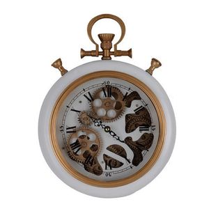 Wholesale Antique Metal Table <b>Clock</b> Vintage Exposed Gear Mechanical <b>Wall</b> <b>Clock</b> with Roman Numerals For Home <b>Decor</b> For Gifting - Product Image 3