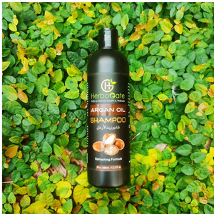 Champú de Argán para el Cuidado del Cabello, Hidratante, Limpiador y Fórmula de Apoyo a la Belleza y Bienestar Natural, Champú con Aceite de Argán - Product Image 1