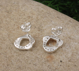 Pendientes de Plata de Ley 925 con Turquesa, Joyería Minimalista de Lujo para Bodas, Venta al por Mayor para Mujer - Product Image 3