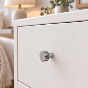 SHUBHAM Modern Round Metal Cabinet Knob with Multi-Ring Design for Drawer Wardrobe <b>Cupboard</b> and Furniture - Product Image 1