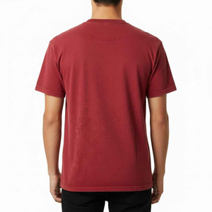 T-shirt vintage surdimensionné 100 % coton lavé pour homme, personnalisable, avec imprimé léopard sur le devant, tricoté, vente en gros, personnalisation - Product Image 4