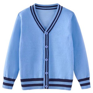 Custom Logo Autumn Fashion Knit Embroidered <b>Button</b> Varsity Wool <b>Cardigan</b> Sweaters College University Wear Adults OEM/ODM Service - Product Image 3