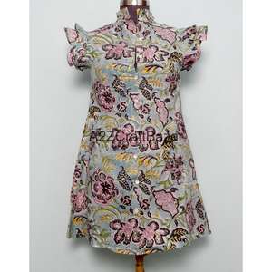 Hermosas Blusas Holgadas de Algodón 100% con Estampado Floral Vintage para Mujer, Estilo Casual, Transpirables, para Oficina, Moda de Verano - Product Image 1