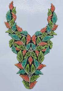 Parches de Organza Bordados de Moda con Forma de Flor para Trajes Étnicos Indios, Vestidos, Kurtis y Blusas - Decoración y Adornos para Prendas de Boutique - Product Image 5