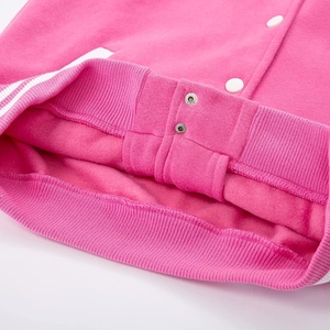 Veste à capuche de baseball en tricot matelassé brodé pour femmes Vêtement d'extérieur Casual Sport Hiver - Product Image 5