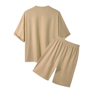 Nouveaux designs personnalisés 2026 – Ensemble T-shirt et short d'été pour homme, avec logo personnalisé, en 100 % coton - Product Image 2