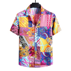 Chemise de plage hawaïenne pour homme, 100% coton, design imprimé sur toute la surface, personnalisable pour l'été - Product Image 3