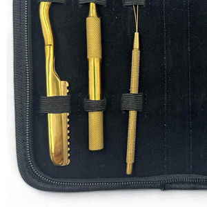 Kit d'outils pour extensions de cheveux ZARNAB SURGICAL avec logo personnalisé, utilisation à domicile, acier inoxydable, prix raisonnable, extensions de cheveux tendance - Product Image 6