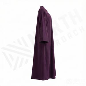 Nueva Abaya Musulmana Personalizada para Mujer, Precio al por Mayor, Ropa Musulmana, Vestido Tipo Cárdigan, Talla Grande, Nueva Moda Islámica para Mujer - Product Image 3