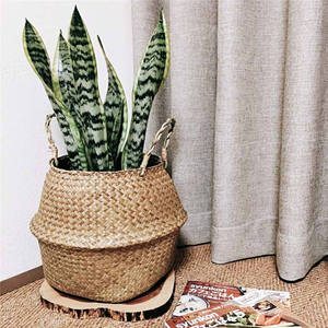<b>Baskets</b> for Plants Handmade Woven Natural Seagrass Planter <b>Basket</b> for Home Decor Wholesale Supplier from Vietnam - Product Image 4