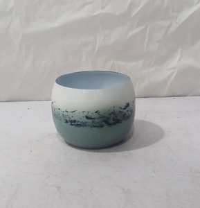 Maceta Redonda de Metal, Moderna y Decorativa, para Interiores y Exteriores, Maceta Pequeña de Hierro, Acabado Rústico, Maceta de Jardín - Product Image 1