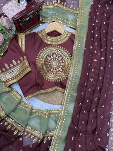 Indian Trending Beautiful Designer Saree Faux Georgette Impresión digital Trabajo Saree para mujeres Fiesta y boda Desgaste al por mayor - Product Image 3