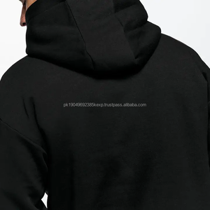 Nouveau bouton pression à la mode 450gsm sweat à capuche lourd français éponge box fit sweat à capuche goutte épaule hommes sweat à capuche surdimensionné - Product Image 6