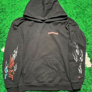 Sweat-shirt à capuche de haute qualité pour hommes, 100% coton molletonné 300 GSM, vente en gros - Product Image 5