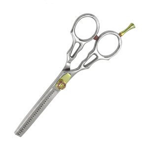 Ciseaux professionnels en acier inoxydable pour effiler les cheveux, 30 dents, poignée décalée pour droitiers, ciseaux de texture pour salon de coiffure - Product Image 4