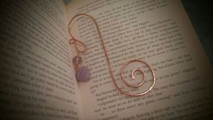 Designer Copper Bookmark With Decorative Appearance For Reading <b>Books</b> Journals And Academic Materials - Product Image 1