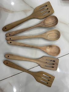 Cuillères en bois faites à la main, formes uniques, cuillères à café et à dessert, emballage personnalisé OEM disponible - Product Image 5