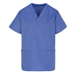 Soft Fabric Nursing <b>Scrub</b> <b>Top</b> for Hospital Clinic Medical Staff Professional Medical <b>Scrub</b> <b>Top</b> Comfortable Nursing Workwear - Product Image 1
