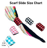 Handgefertigter Leder-Bandana-Ring im Western-Stil, Schachbrett-Bandana-Manschette, Stilvoller Bandana-Halter für Cowgirl- und Cowboy-Outfits