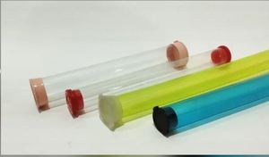 Tube d'emballage industriel transparent personnalisé professionnel, tube en PVC avec impression sérigraphique sur mesure - Product Image 4