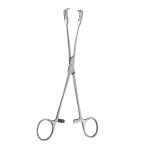 Pinza de Tracción Lahey de 8 Pulgadas, Manual, Quirúrgica, de Acero Inoxidable, para Sujetar Tejidos, Instrumento de Agarre y Retención - Product Image 1