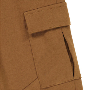 Men's Solid Color Cotton Cargo Joggers Elastic Waist Multiple Pockets Casual Winter Wear Quick Dry Lightweight Drawstring - Product Image 5