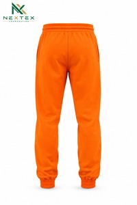 Pantalones Deportivos Nuevos para Hombre, Color Naranja, Cintura Elástica con Cordón, Bolsillos, Casuales, de Algodón Medio, Transpirables, para Primavera - Product Image 3