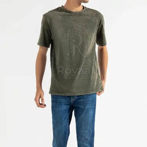 Camisetas de Tela Suave y Ligera de Nuevo Estilo Hechas en Pakistán, 100% Algodón, Corte Holgado, Estampadas con Efecto Desgastado por el Sol, para Hombre - Product Image 2