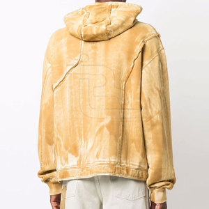 เสื้อฮู้ดดี้แบบย้อมสีเอซิดสั่งทำขายส่งสำหรับผู้ใหญ่ คุณภาพสูง สไตล์สตรีทแวร์ เสื้อฮู้ดดี้ผู้ชายแบบย้อมสีเอซิด - Product Image 3