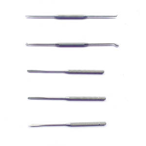 Juego de instrumentos de acero para artroscopia: Cuchillo de corte ligamentario, Sonda para artroscopia de hombro, Cureta de anillo para artroscopia SurgiRight - Product Image 5