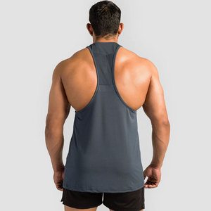 Slim Fit Best Comfortable Breathable Lightweight Best Supplier High Quality Sleeveless Fitness Wear <b>Men</b> Bodybuilding Tank Tops - Product Image 4