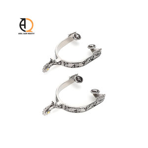 Espuelas de Equitación Clásicas de Metal, Accesorios Ecuestres - Product Image 6