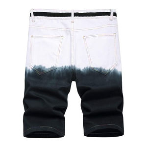 Shorts en jean décontractés pour femmes, coupe slim, style vintage délavé, avec poches, grandes tailles, pour l'été - Product Image 1