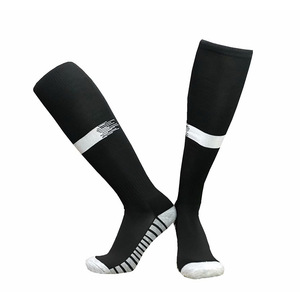 Chaussettes de football mi-hautes OEM/ODM, couleur unie, tricotées, respirantes, coupe régulière, style sport adulte, hiver, Spandex/Polyester - Product Image 2